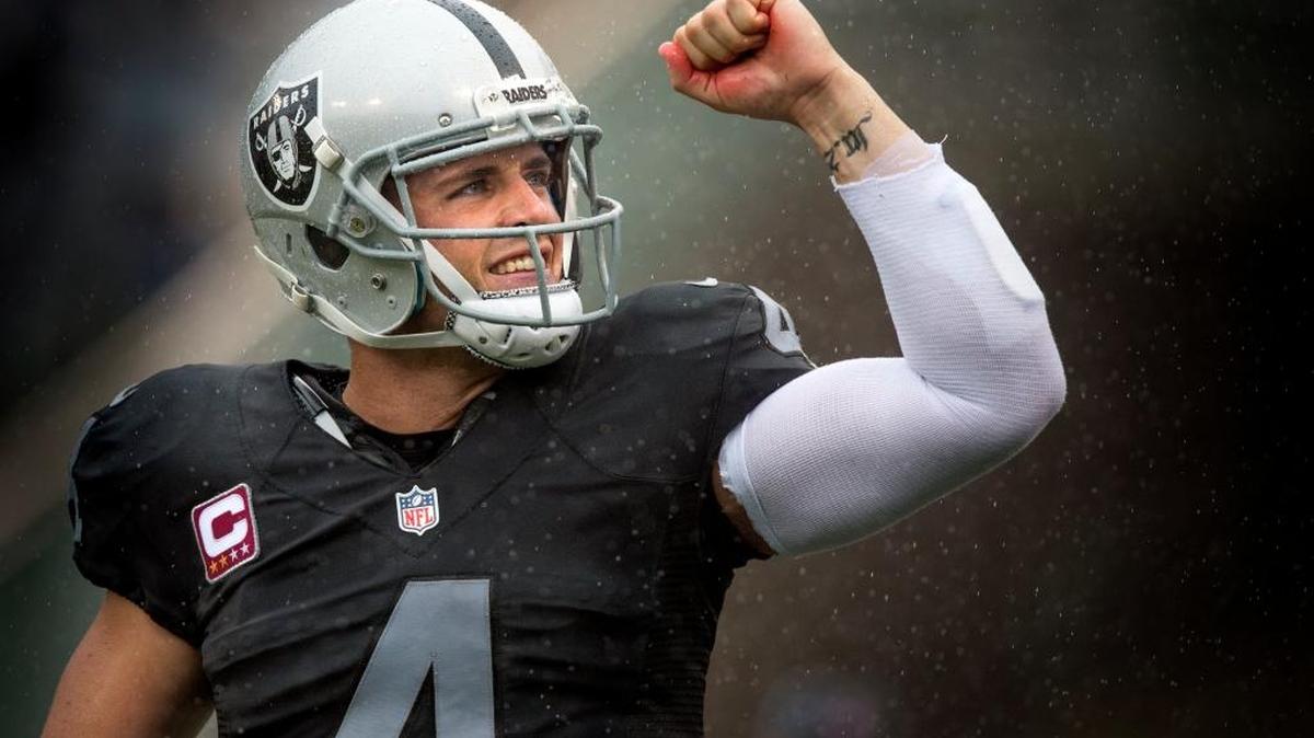 Derek Carr, shown in an Oct. 16 game against the Chiefs in Oakland, faces the toughest team against the pass on Sunday when the Raiders host Denver.