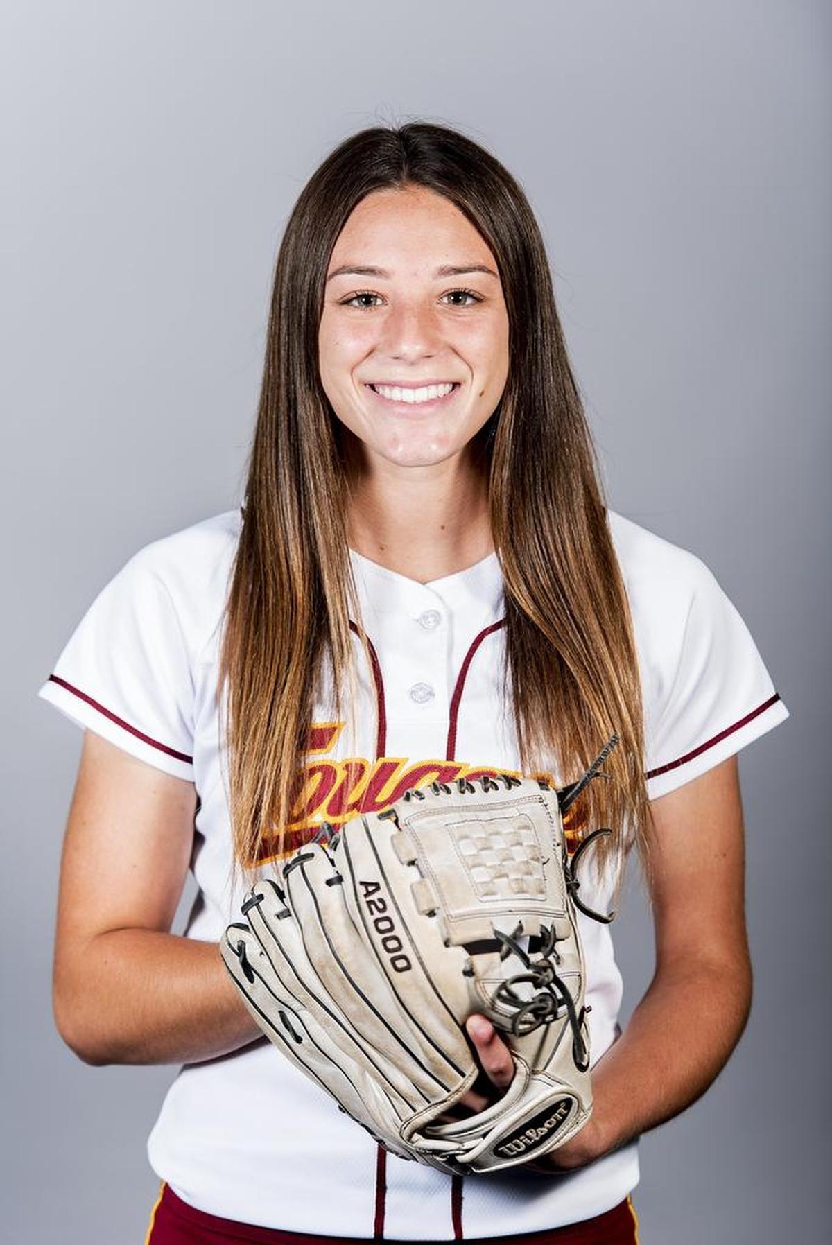 Golden Valley's Marissa Bertuccio poses for a portrait in Merced, Calif., on Friday, June 15, 2018. Bertuccio is the Merced Sun-Star's Softball Player of the Year