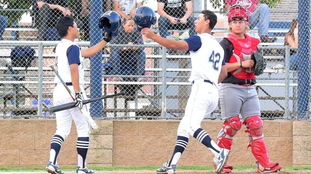 Merced College’s Derek Molina (42) took home the Central Valley Conference’s MVP after hitting .365 with five home runs and 36 RBI.