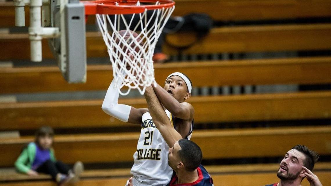 Merced College men’s basketball dials up a win from long distance