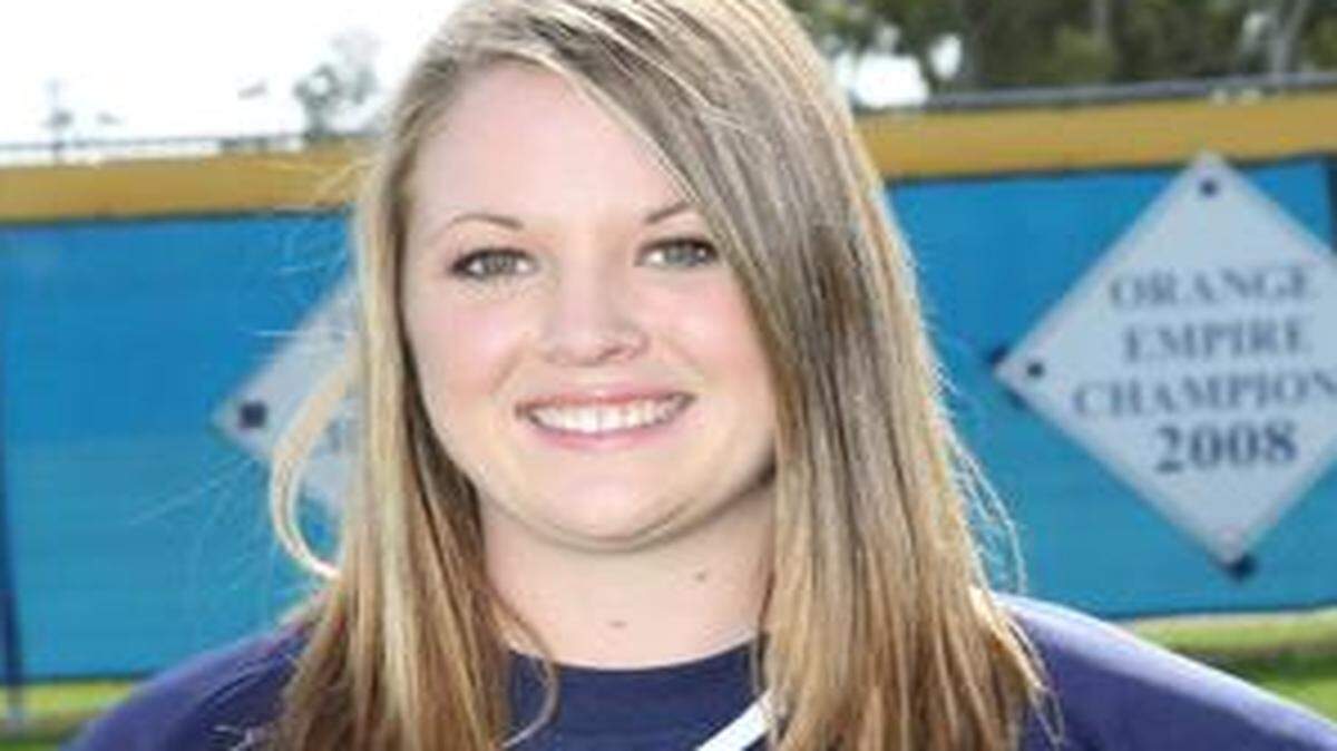 Nicole Nobbe is batting .526 with 14 home runs for Cal State San Bernardino.