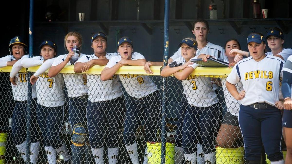 The Merced College softball team earned its way into the playoffs for the first time since 2009 with a two-game sweep of Sequoias on Thursday.