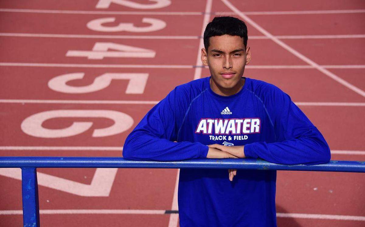 Atwater High senior Eduardo Hurtado finished 10th in the high jump at the CIF State Meet this year. Hurtado is the Merced Sun-Star Boys Track Athlete of the Year.