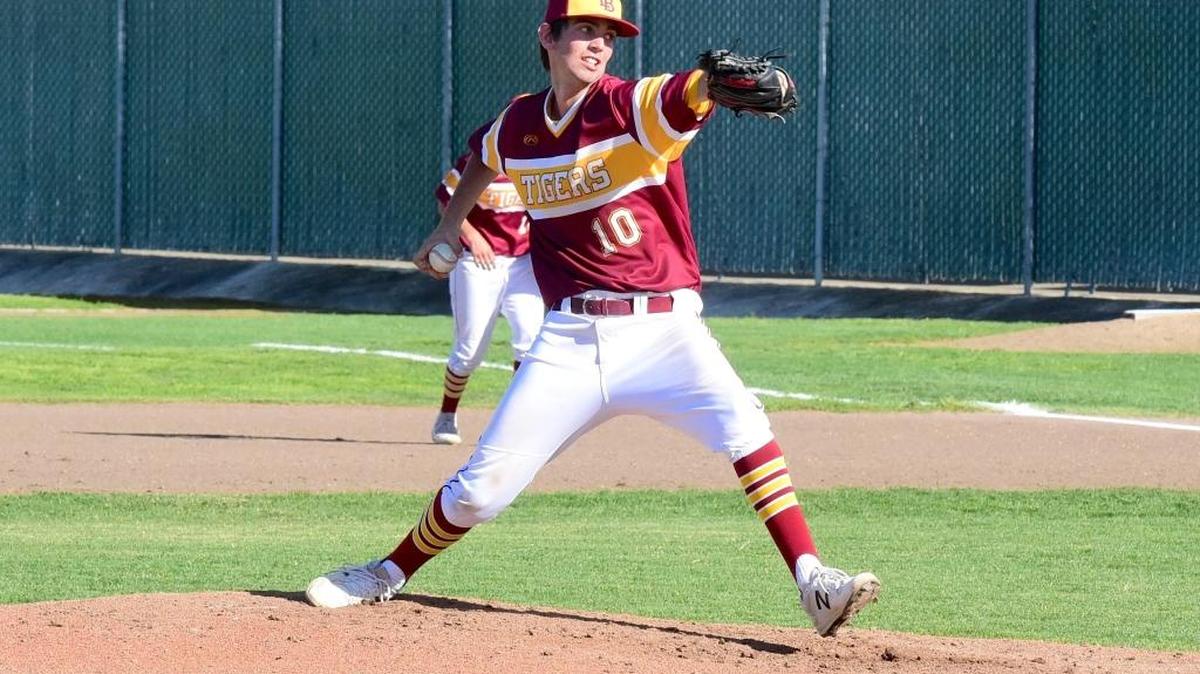 Los Banos starting pitcher Kody Cardoza went 6-1 in seven league starts for the Tigers, helping earn him the WAC Pitcher of the Year.