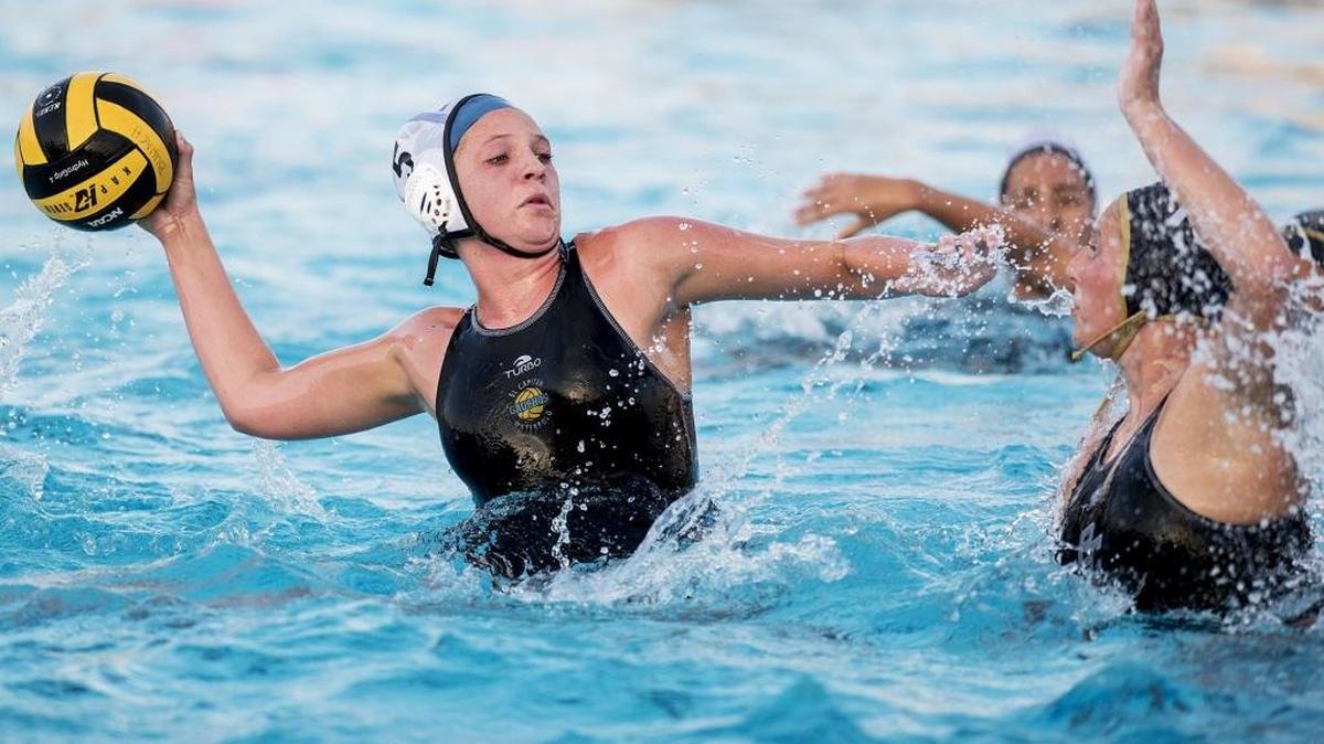 El Capitan's Kendall Thomas (5) shoots during a match against Buhach Colony at Buhach Colony High School in Atwater, Calif., on Wednesday, Oct. 18, 2017. The Gauchos beat the Thunder 9-8.