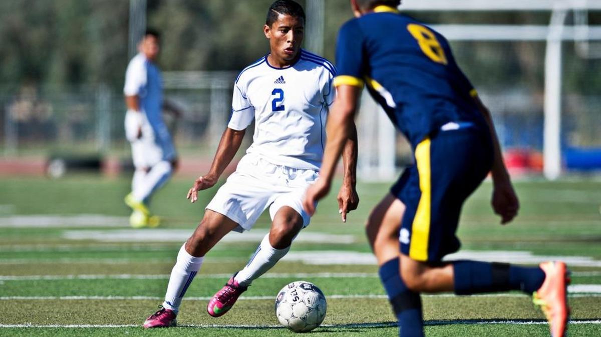 
Atwater junior Eduardo Cebrero (2) and the Falcons return 14 players from last year’s CCC champs. 
