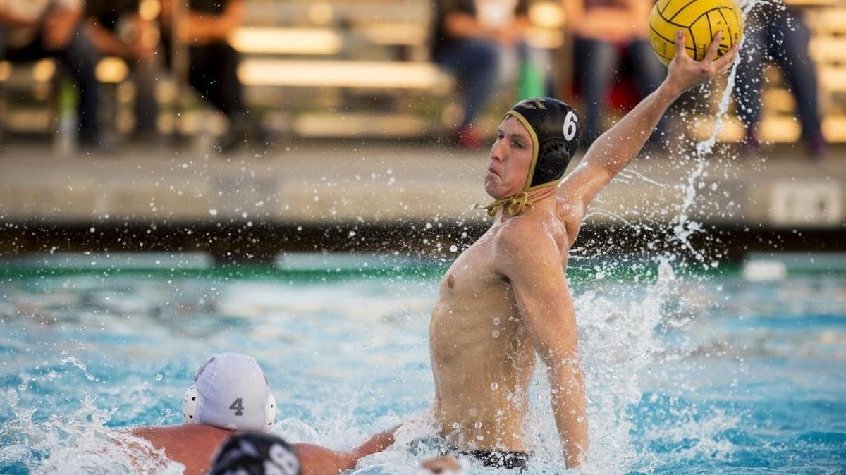 Buhach Colony's Zach Fookes (6) shoots and scores during a Sac-Joaquin Section Division II playoff match against Ceres at Buhach Colony High School in Atwater, Calif., on Wednesday, Nov. 1, 2017. The Thunder beat the Bulldogs 16-2.