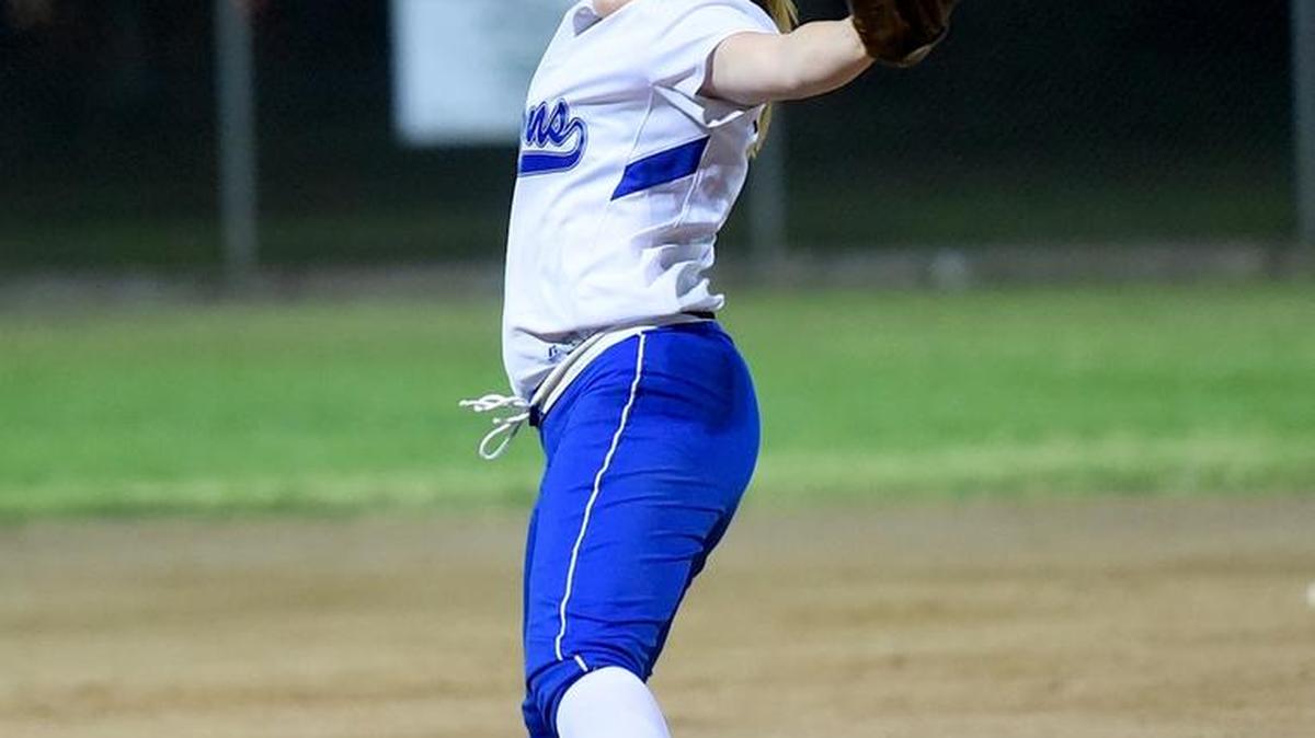 Atwater's Cheyenne Mahy tossed a two-hit shutout against Golden Valley on Wednesday night. She also had two hits and drove in two runs in the 4-0 victory. Wednesday, April 20, 2016.