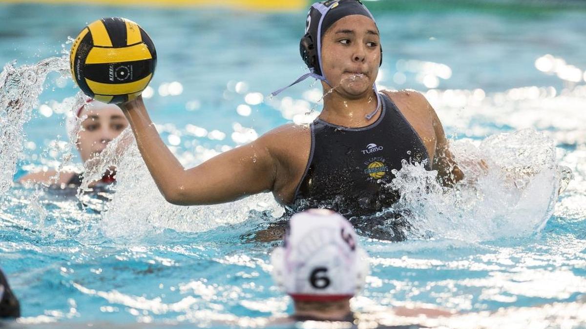 El Capitan junior Jessica Delgado-Martinez (13) throws the ball at the net during a Sac-Joaquin Section Division II playoff match against Bella Vista at El Capitan High School in Merced, Calif., on Thursday, Nov. 2, 2017. The Broncos beat the Gauchos 9-5.