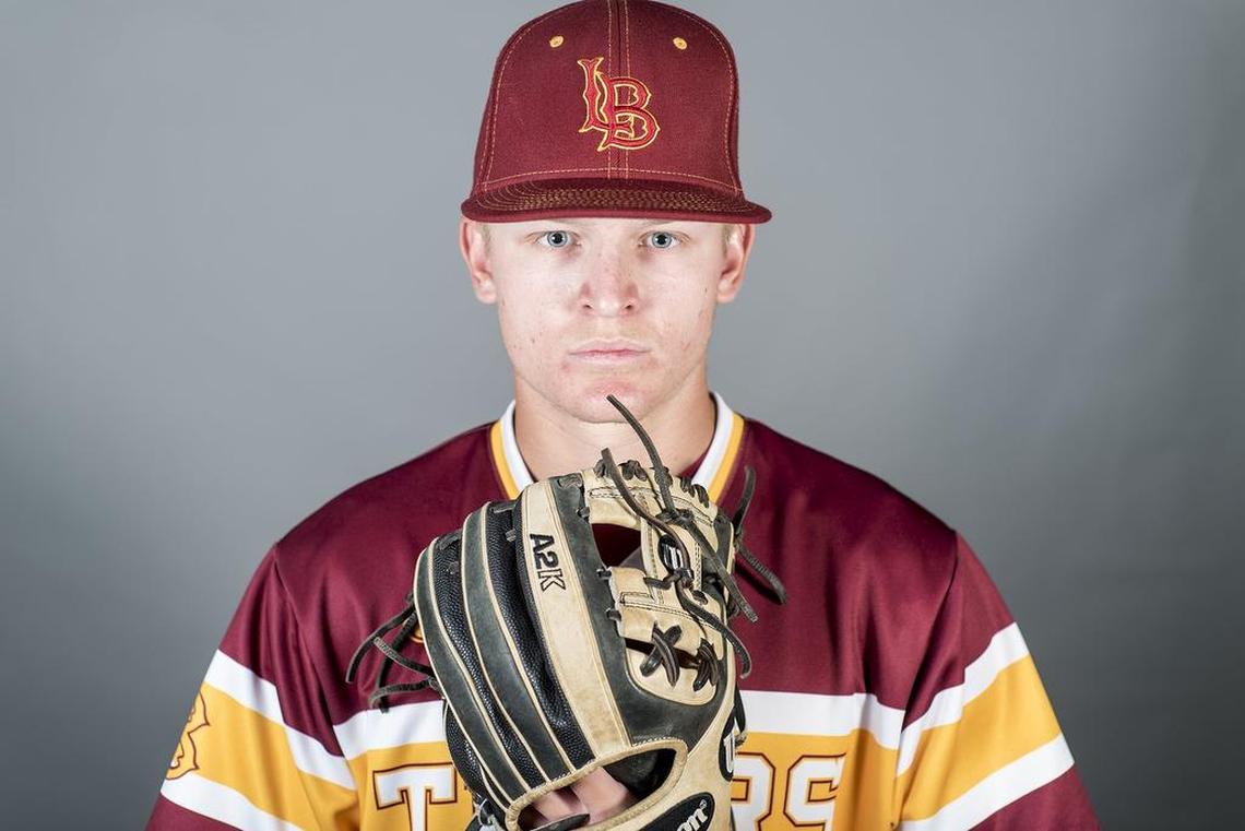 Los Banos' Trent Mallonee poses for a portrait in Merced, Calif., on Thursday, June 14, 2018. Mallonee is the Merced Sun-Star's Baseball Player of the Year.
