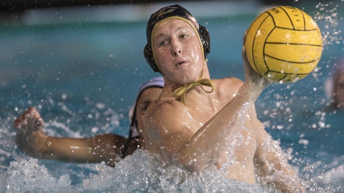 Buhach Colony's Zacharie Fookes (6) scores a goal during a match against Buhach Colony at Buhach Colony High School in Atwater, Calif., on Wednesday, Oct. 18, 2017. The Thunder beat the Gauchos 14-10.