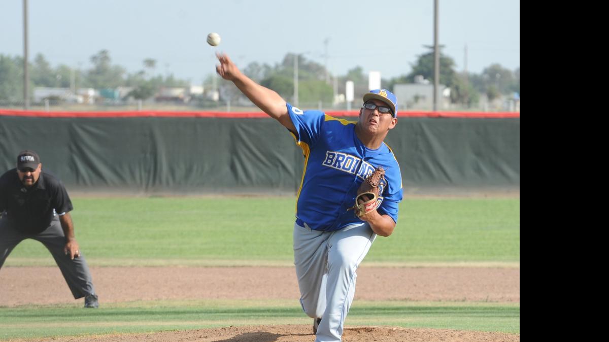
Dos Palos ace Efrain Del Rio  delivers a pitch during the Dos Palos High at Chowchilla baseball game last month  in Chowchilla. The bats were alive for the Dos Palos squad as they took a big lead early in the game.


