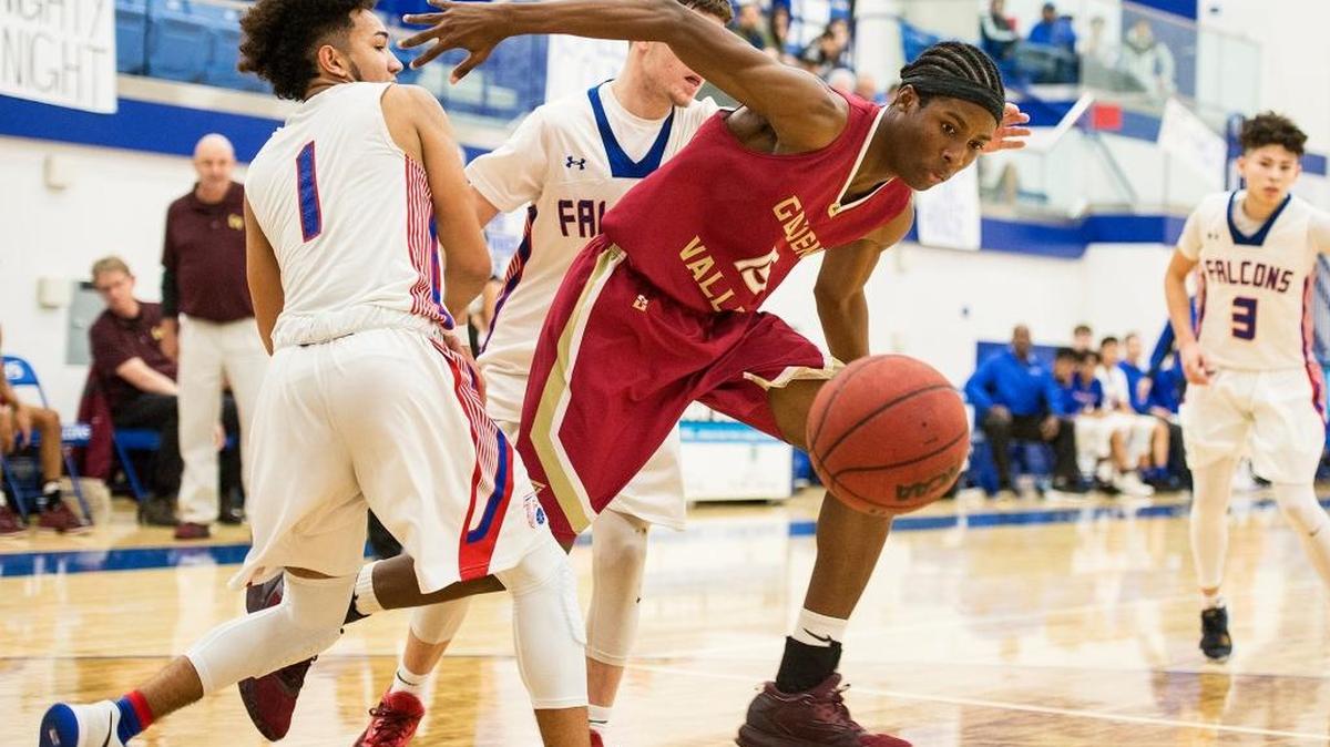 Golden Valley senior Cyrus Allen (15) is currently third all-time in scoring with 1,215 points in the 23-year history of the Cougars boys basketball program.