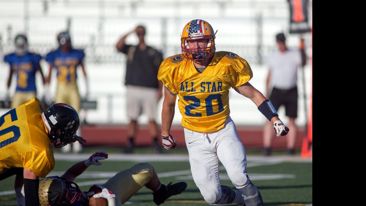 
Los Banos’ Alex Barcellos will play for the North in the North/South Rotary All-Star Football Game.
