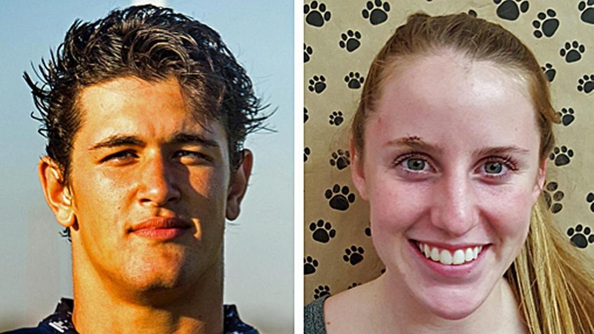 The Merced Sun-Star Athletes of the Week for Dec. 11, 2015 – Jonathan Collazo, left, of Stone Ridge Christian football; Stephanie Moore of Golden Valley basketball
