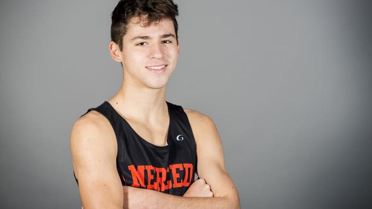 Merced High School's Richard Cole McKain poses for a portrait in Merced, Calif., on Friday, Dec. 22, 2017. McKain is the Merced Sun-Star's Boys Cross Country Athlete of the Year.