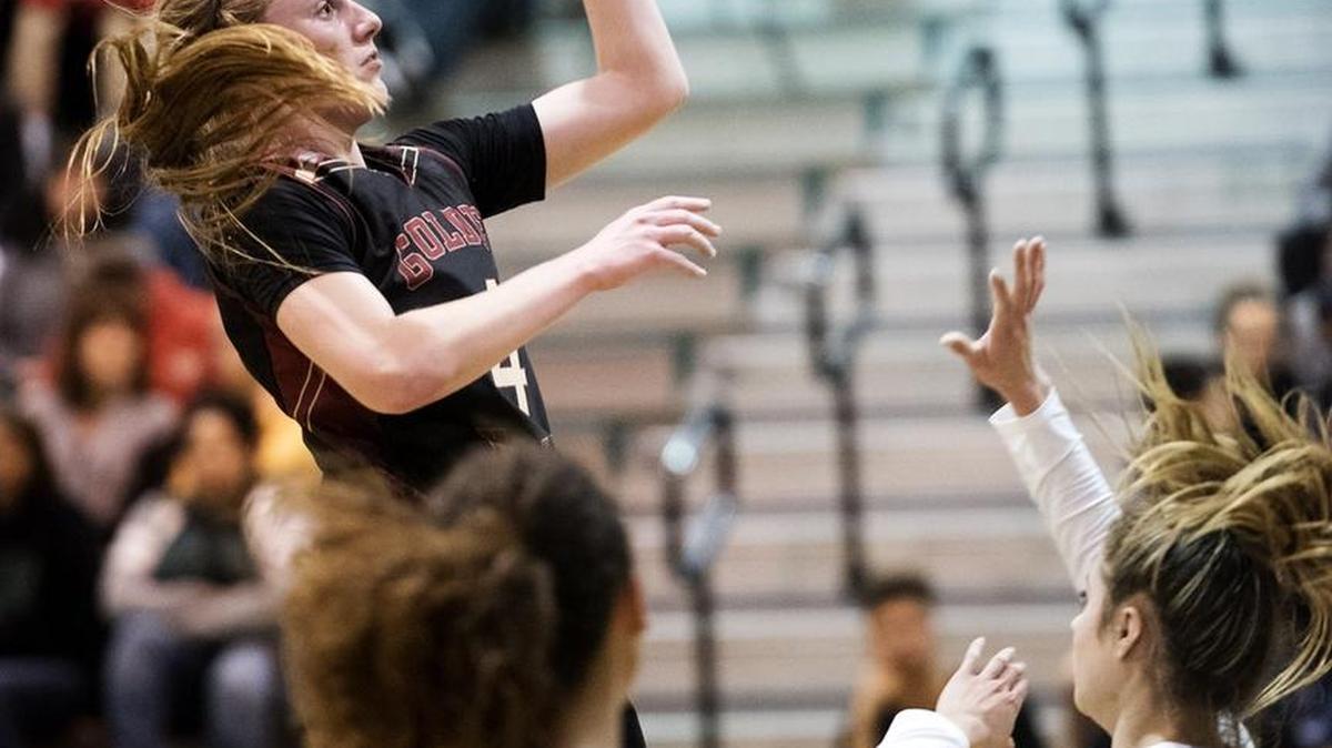 Golden Valley guard Stephanie Moore takes a shot during the Central California Conference game with Pitman in Turlock, Calif., on Tuesday, Jan. 26, 2016.