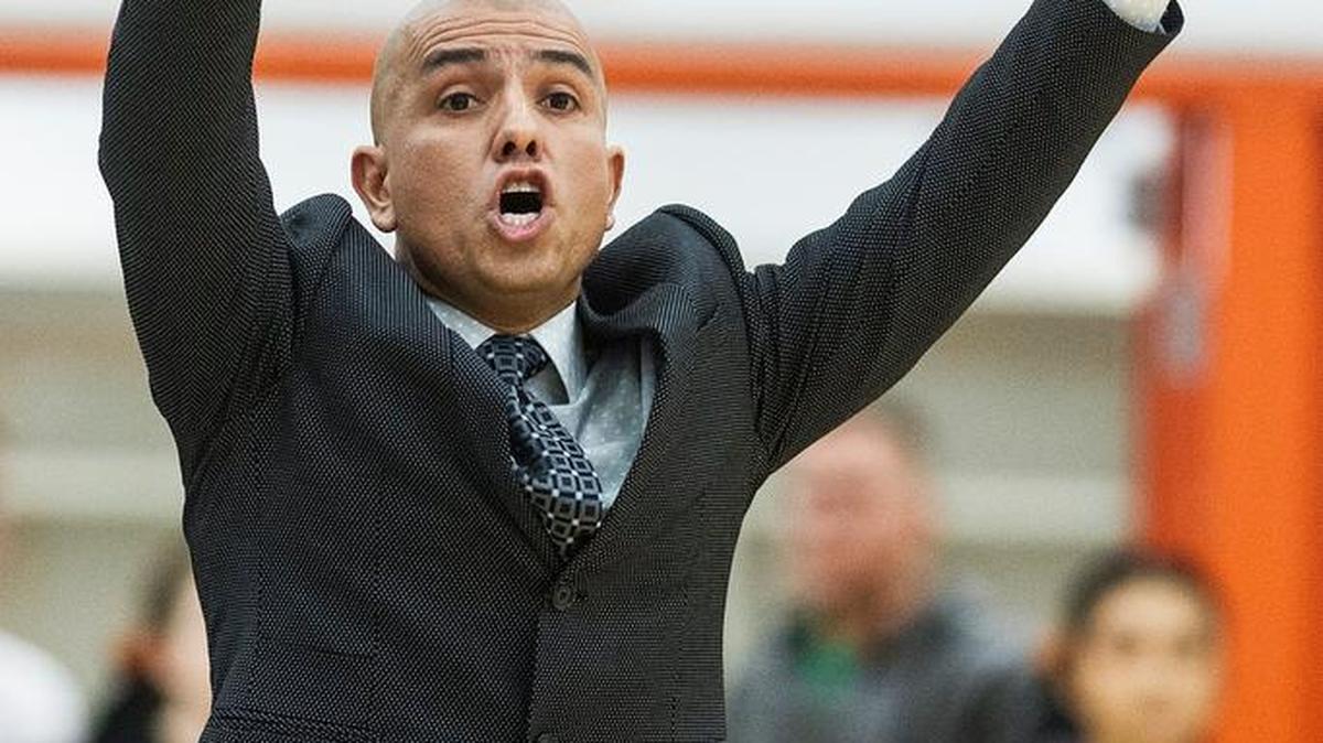 Merced head coach Hector Nava calls out to his players during a game against El Capitan earlier this season. Nava was ejected after Merced’s loss to Atwater on Wednesday night and will serve a one-game suspension. Nava will miss Friday night’s game at Golden Valley.