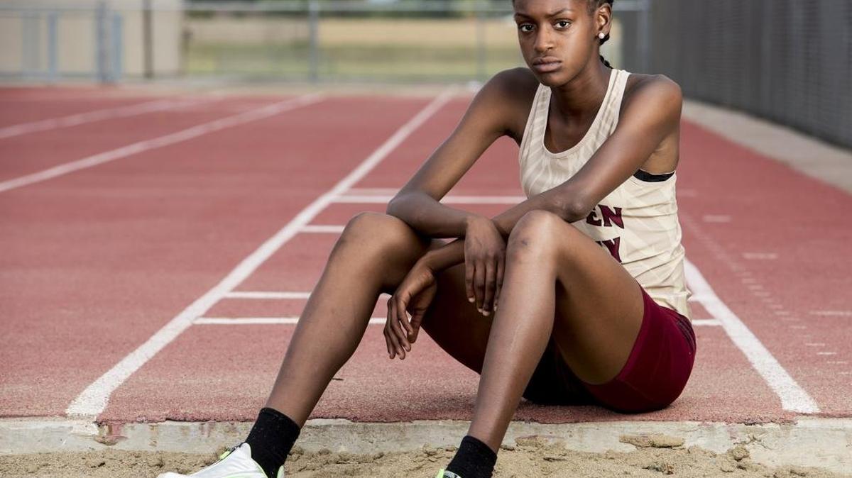 Golden Valley High School's Kayla Commons poses for a portrait at Golden Valley High School in Merced, Calif., on Friday, June 9, 2017. Commons is the Merced Sun-Star Girls Track Athlete of the Year.