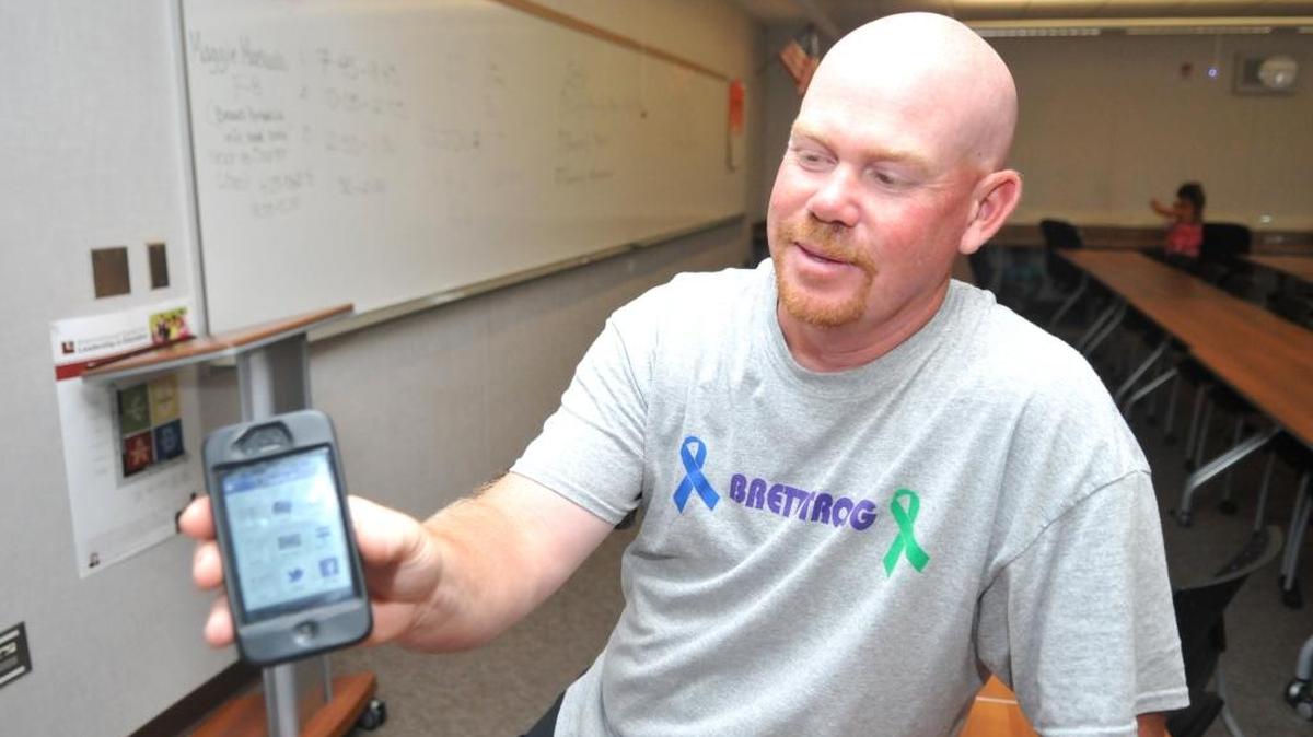 DAVID WITTE/sports@losbanosenterprise.com Pacheco High athletic director Charlie Pikas is headed to the World Series on Wednesday night in Los Angeles after a co-worker started a Gofundme account to raise money for a ticket.
