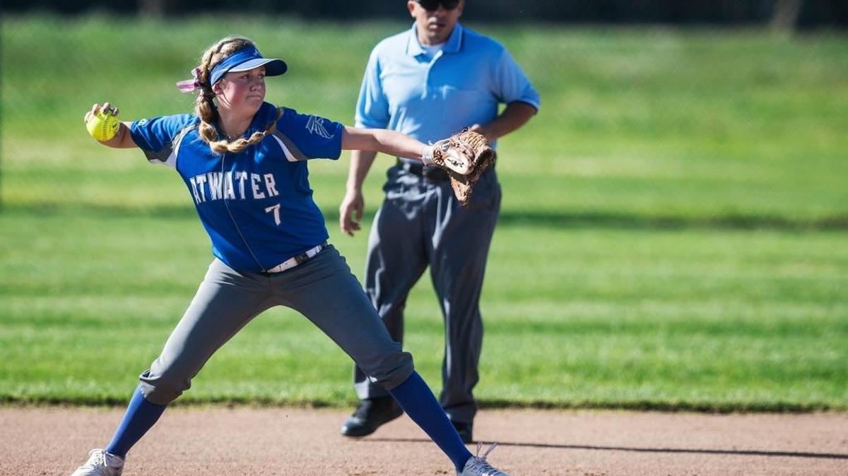 Brittany Massa (7) and the Atwater softball team will compete in the Diamond division at the 2016 NorCal Classic.