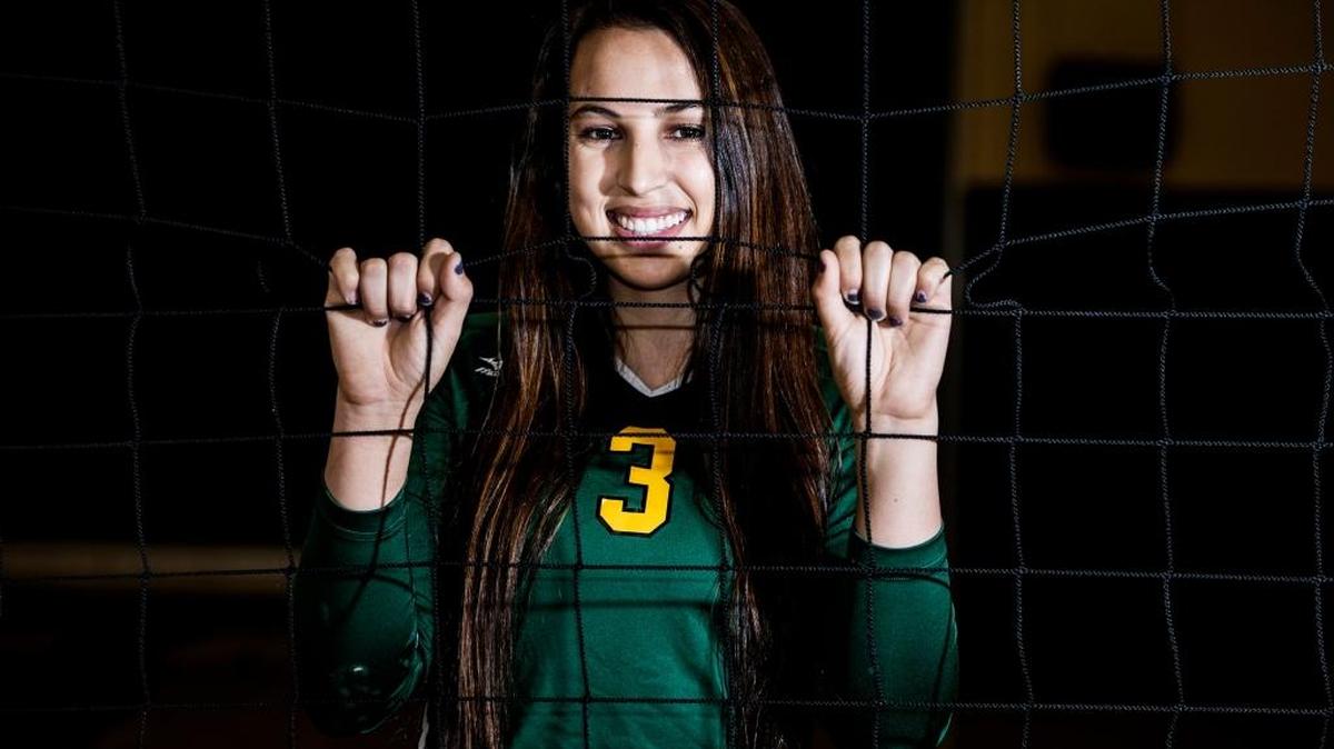Hilmar’s Emily Baptista poses for a portrait at Hilmar High School in Hilmar, Calif., on Wednesday, Jan. 6, 2016. Baptista was named the Merced Sun-Star’s Volleyball Player of the Year.
