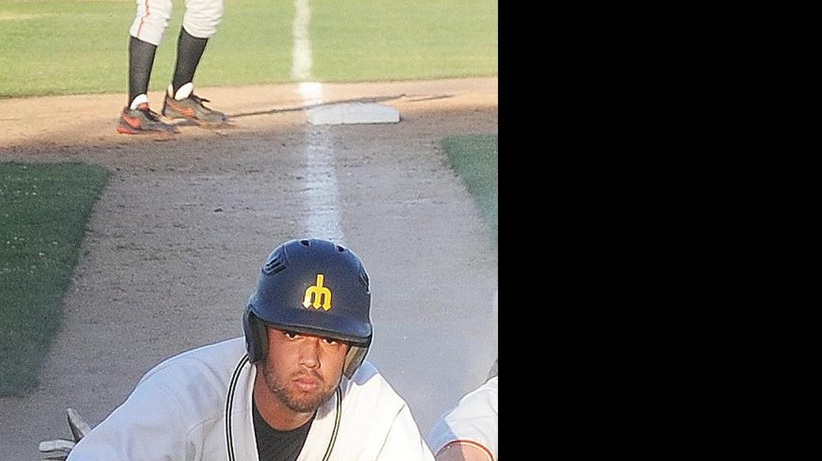 
Matt Farias slides into home while playing for Merced College in 2013. Farias has signed a deal to play in a new independent league in Missouri.
