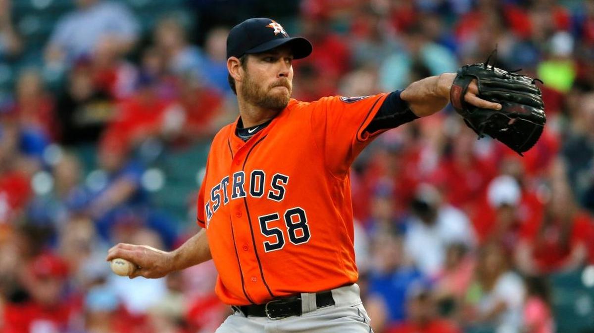 Merced native Doug Fister, shown pitching for the Houston Astros in 2016, was claimed of waivers by the Boston Red Sox on Friday, June 23, 2017.
