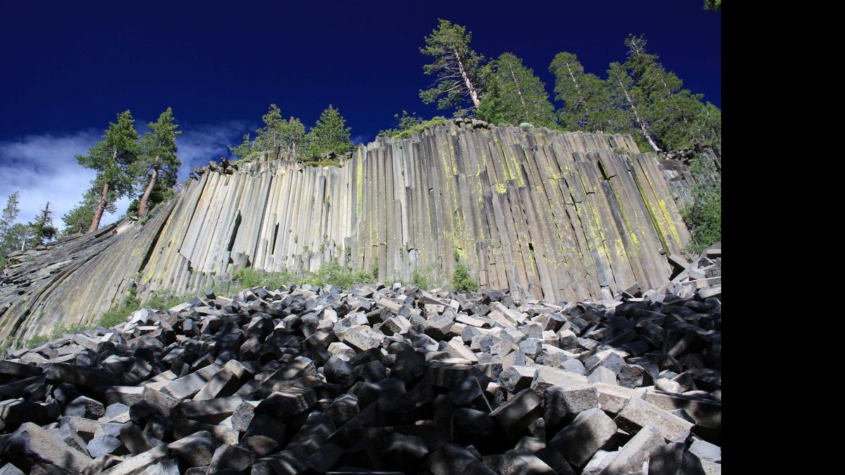 There are only a couple of places in the world like Devils Postpile National Monument near Mammoth Lakes.