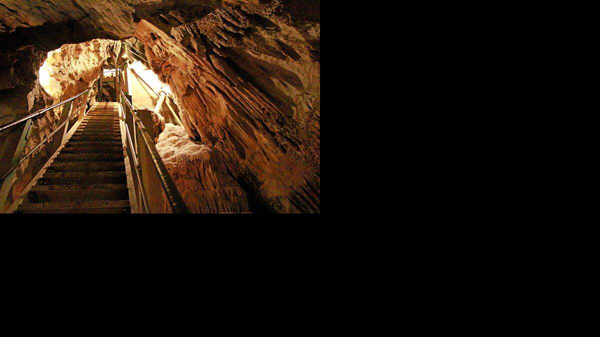 A 45-minute tour of Mercer Caverns, near Murphys, is offered for all ages. As long as you can stoop beneath a few low spots and climb 232 steps to exit the cavern, you can do this tour.