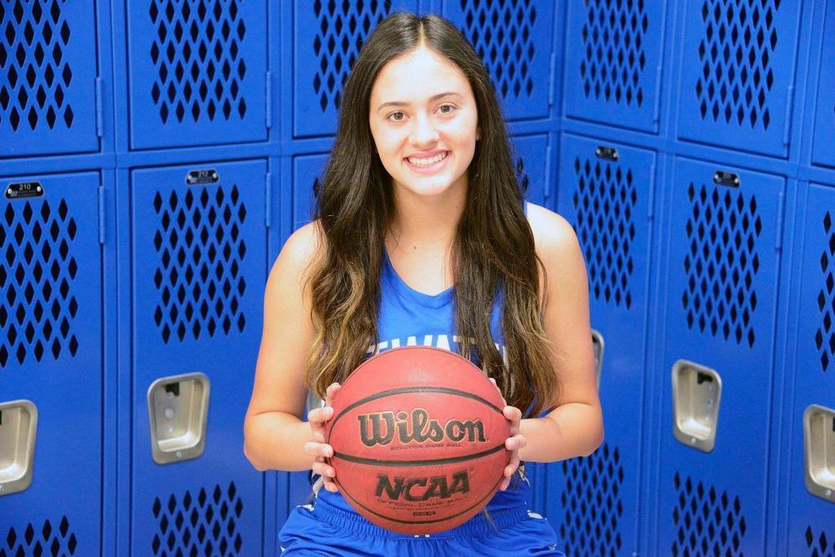 Atwater senior Kelsey Valencia poses for a photo in Atwater, Calif., on Wednesday, April 3, 2019. Valencia is the Merced Sun-Star Girls Basketball Player of the Year.