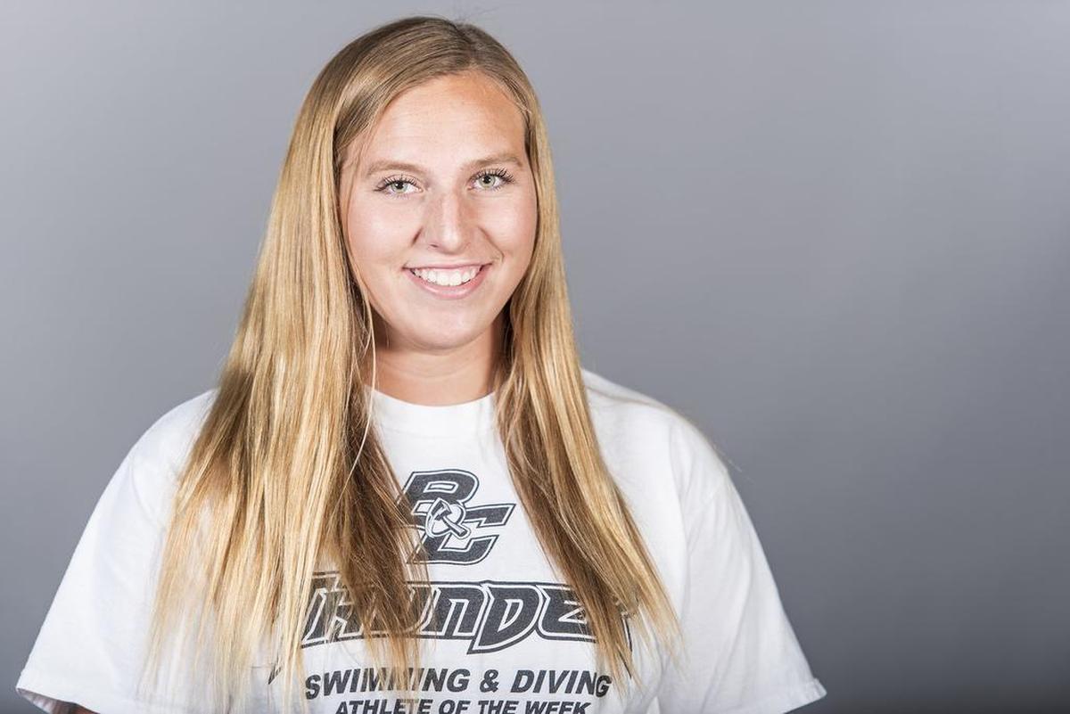 Buhach Colony's Erin McBride poses for a portrait in Merced, Calif., on Tuesday, June 19, 2018. McBride is the Merced Sun-Star's Girls Swimmer of the Year.