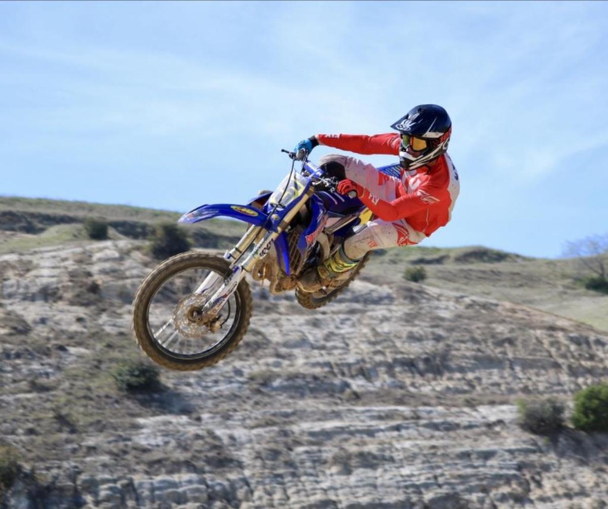 Los Banos High junior quarterback Colby Copp is also a motocross racer away from the football field.