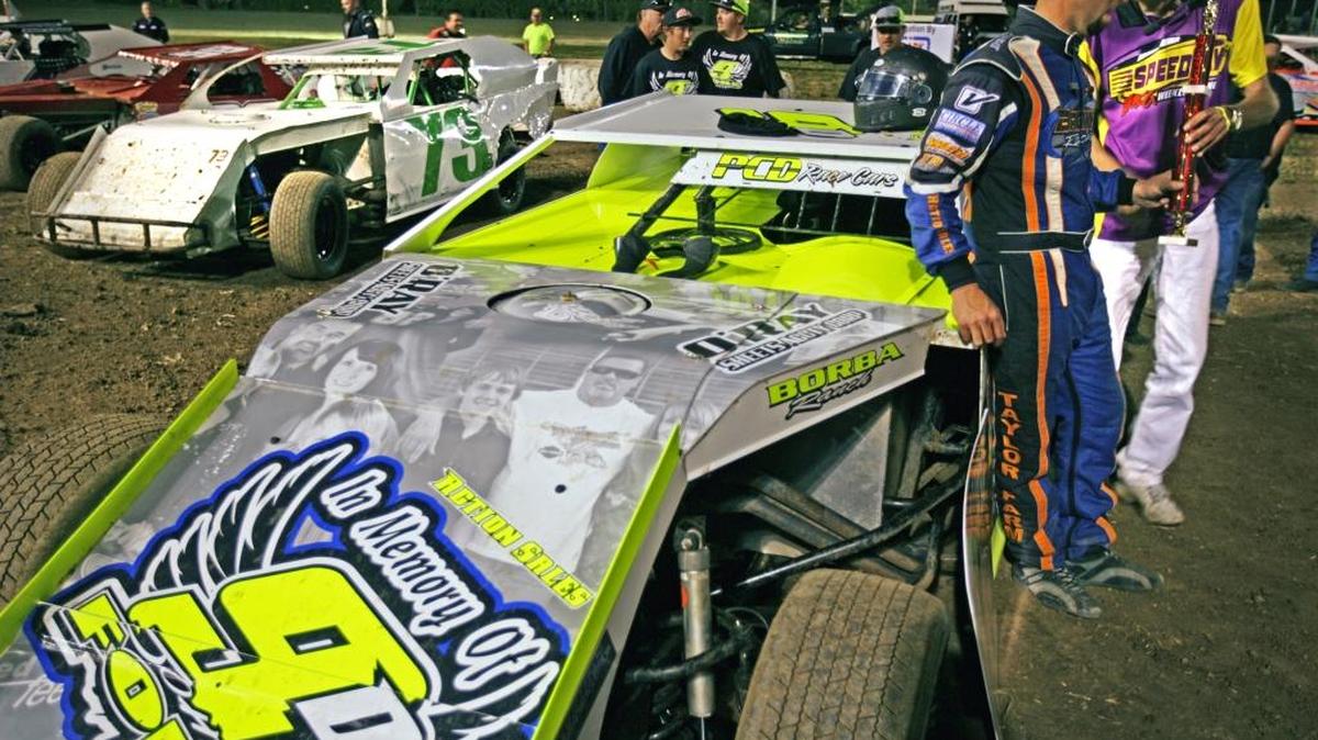 Rick Diaz of Chowchilla holds a one-point lead on Steve Stone in the SportMod division.