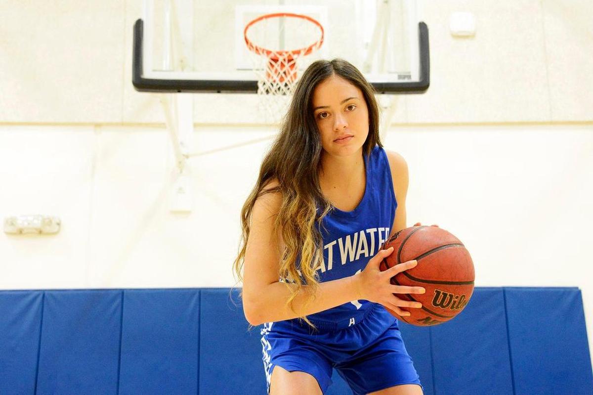 Atwater senior Kelsey Valencia poses for a photo in Atwater, Calif., on Wednesday, April 3, 2019. Valencia is the Merced Sun-Star Girls Basketball Player of the Year.