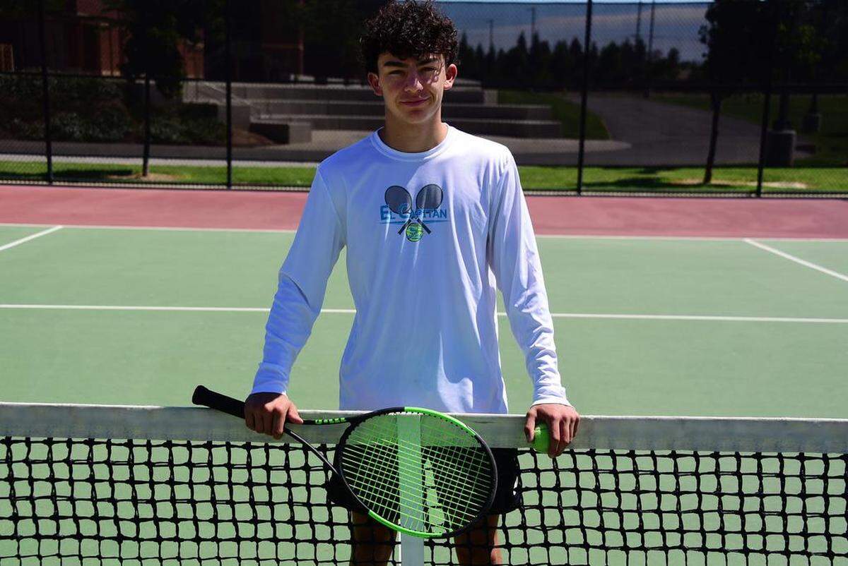 El Capitan High junior Bode Chait poses for a photo at El Capitan High on Tuesday, June 25, 2019. Chait is the Merced Sun-Star Boys Tennis Player of the Year.