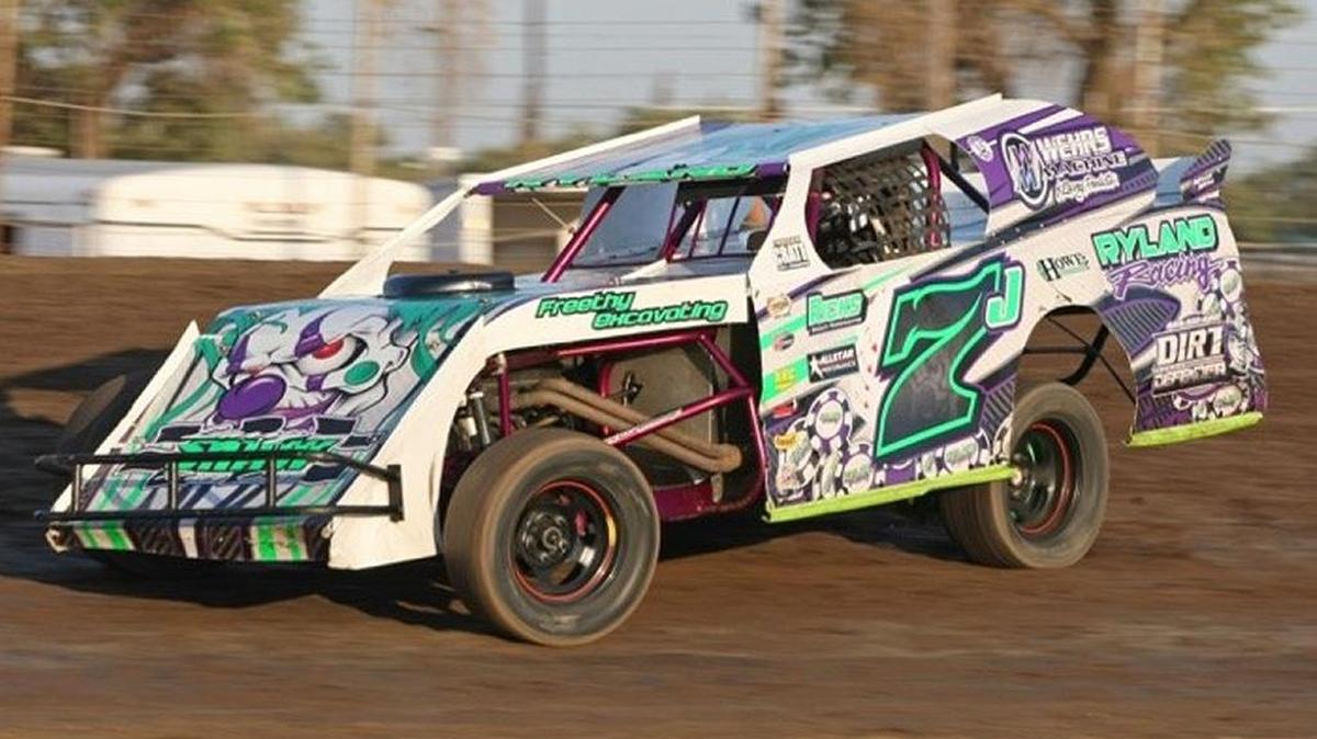 Fred Ryland makes the trip from Brentwood to Merced because he likes the competition he faces at the Merced Speedway.